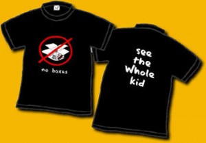 This is a 100% cotton hunter green tshirt with a dreamcatcher against a yellow background. Below the dreamcatcher against a brick red background are the words: Together we can!!   Dan Wilkin's original design. We have 2 child large left.